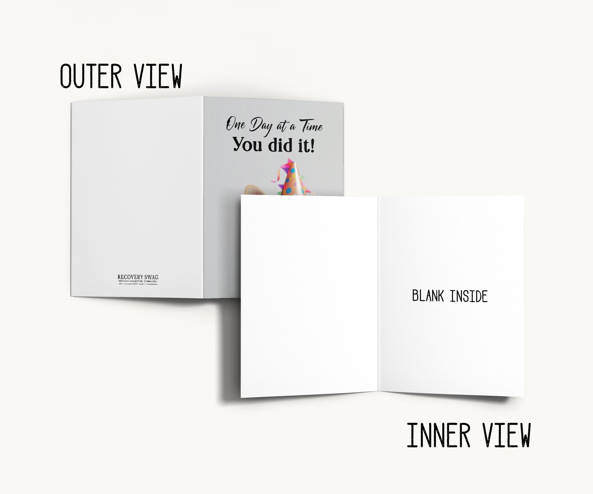 One Day at a Time You Did It! Sobriety Anniversary Card