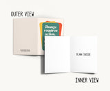 Change Requires Action Recovery Greeting Card