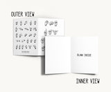One Day at a Time ASL Sign Language Recovery Card