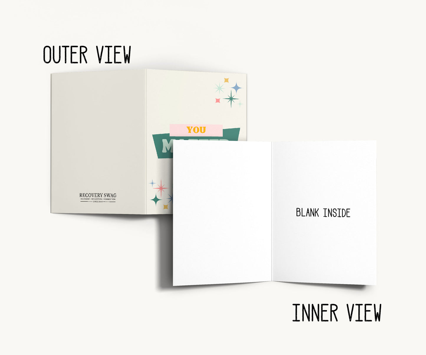 You Matter Recovery Encouragement Greeting Card