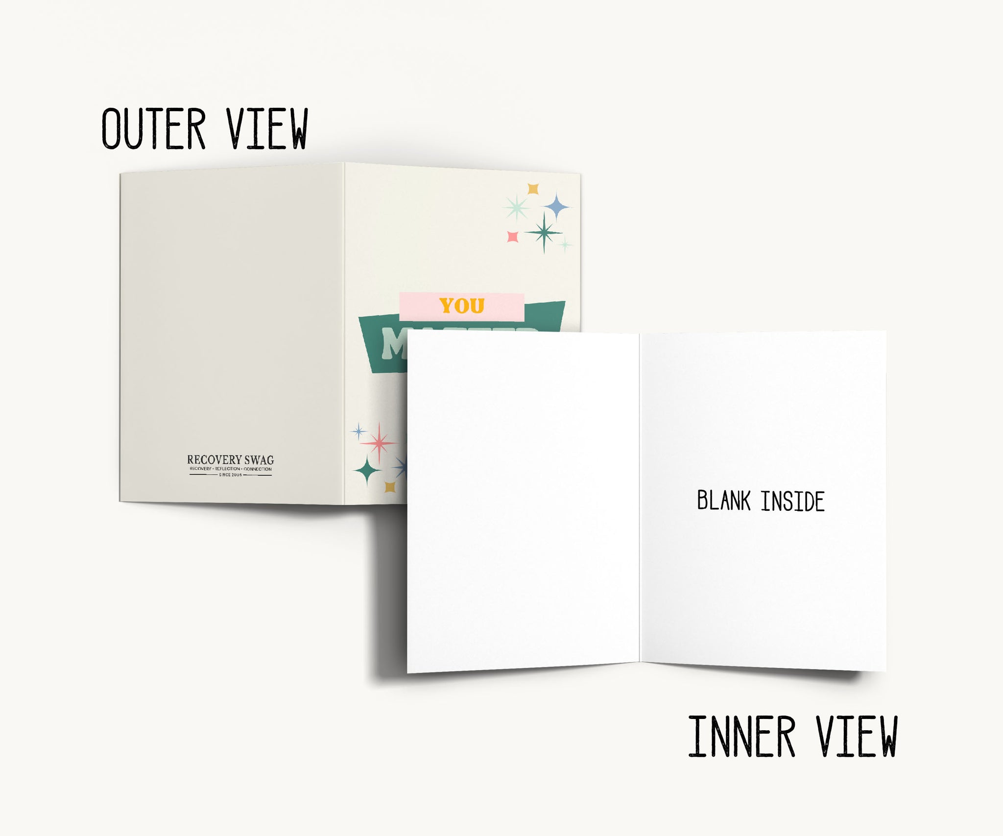 You Matter Recovery Encouragement Greeting Card
