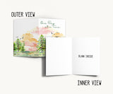 One Day at a Time Watercolor Recovery Greeting Card
