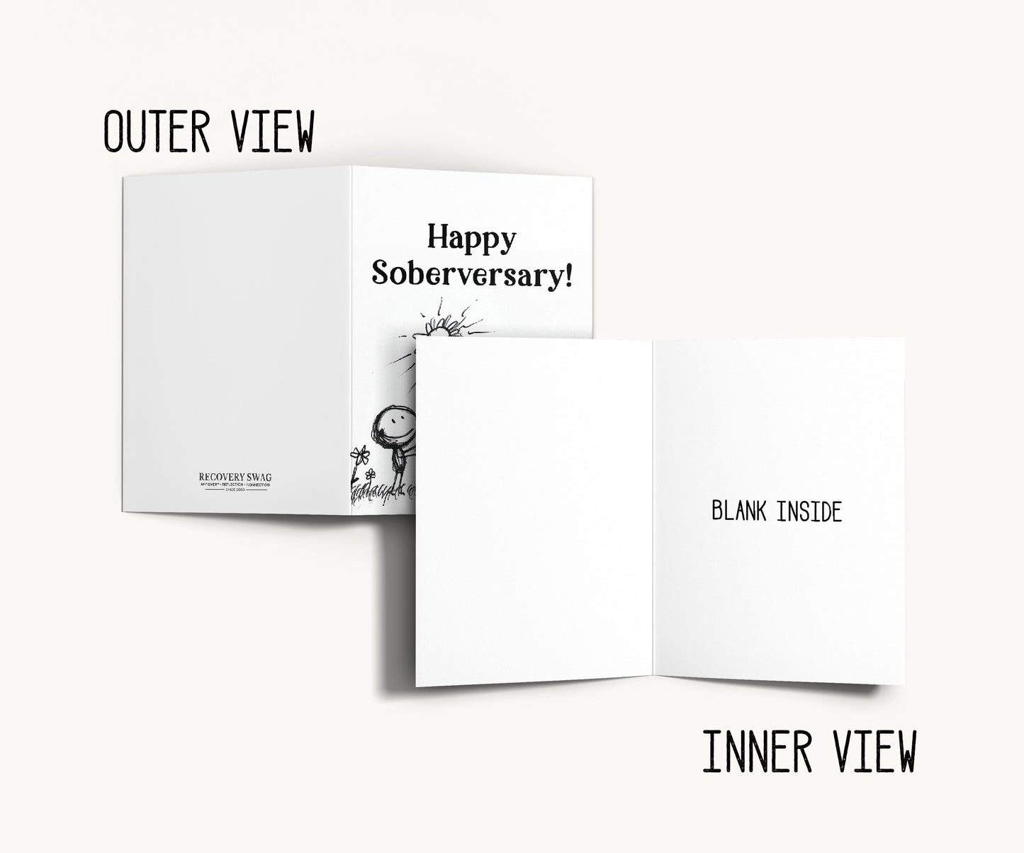 Happy Soberversary Greeting Card — Sobriety Anniversary