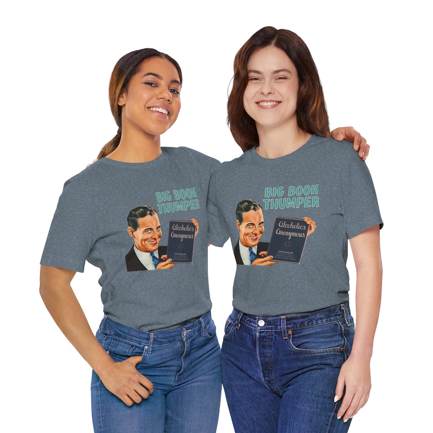 Big Book Thumper AA Recovery Tee Shirt Gift