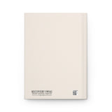 Step Nine Floral Hardcover Journal — Recovery Step Work Notebook