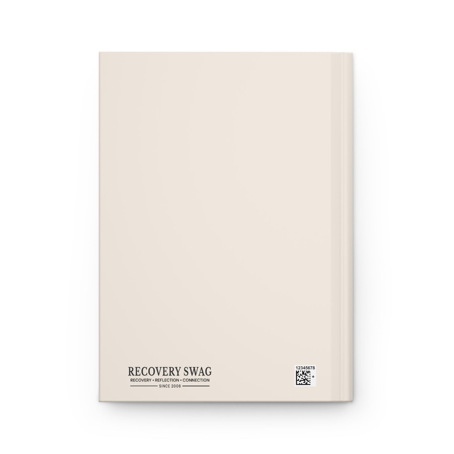 Step Twelve Floral Hardcover Journal — Recovery Step Work Notebook
