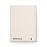 Step Twelve Floral Hardcover Journal — Recovery Step Work Notebook