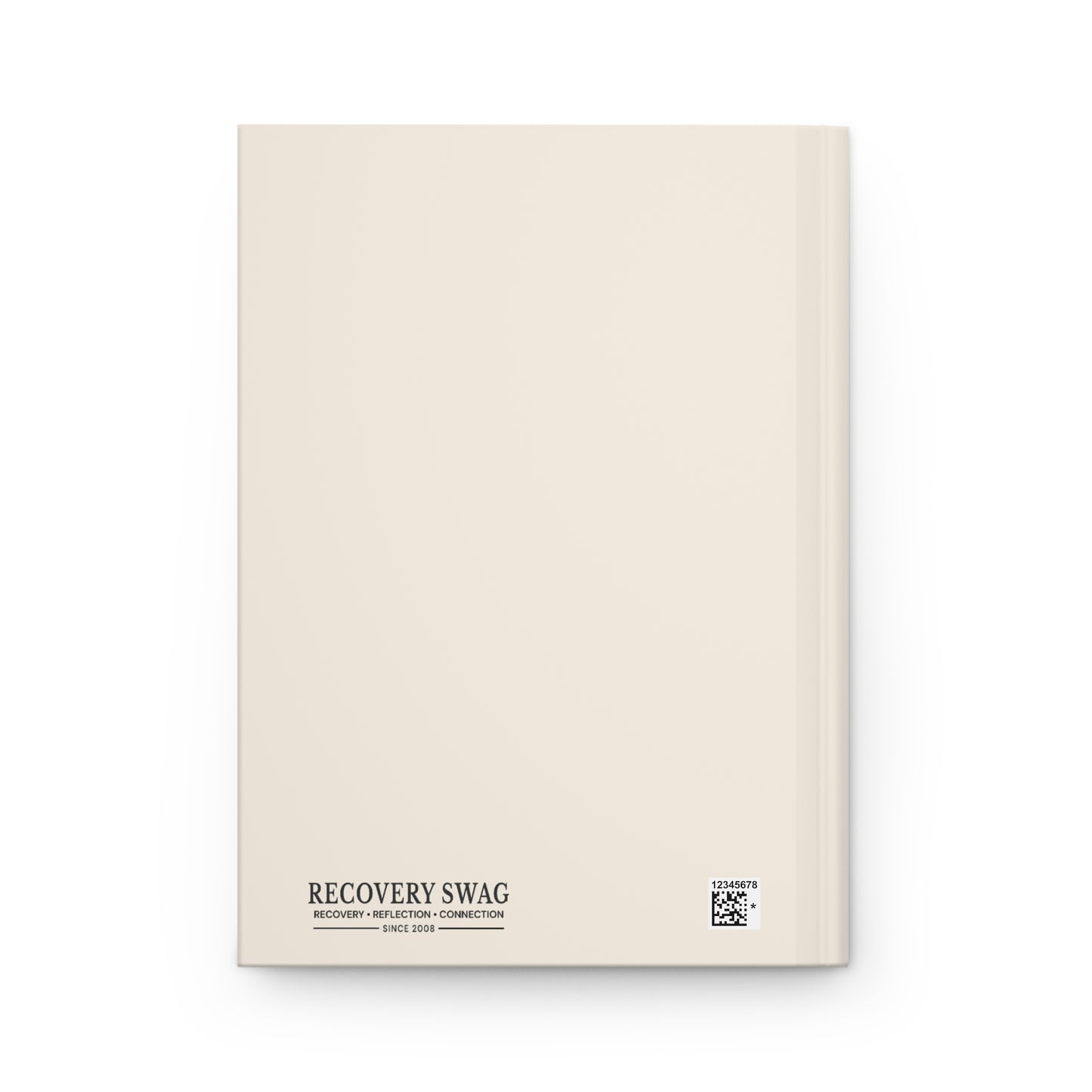 Step Eight Floral Hardcover Journal — Recovery Step Work Notebook