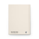 Step Eight Floral Hardcover Journal — Recovery Step Work Notebook