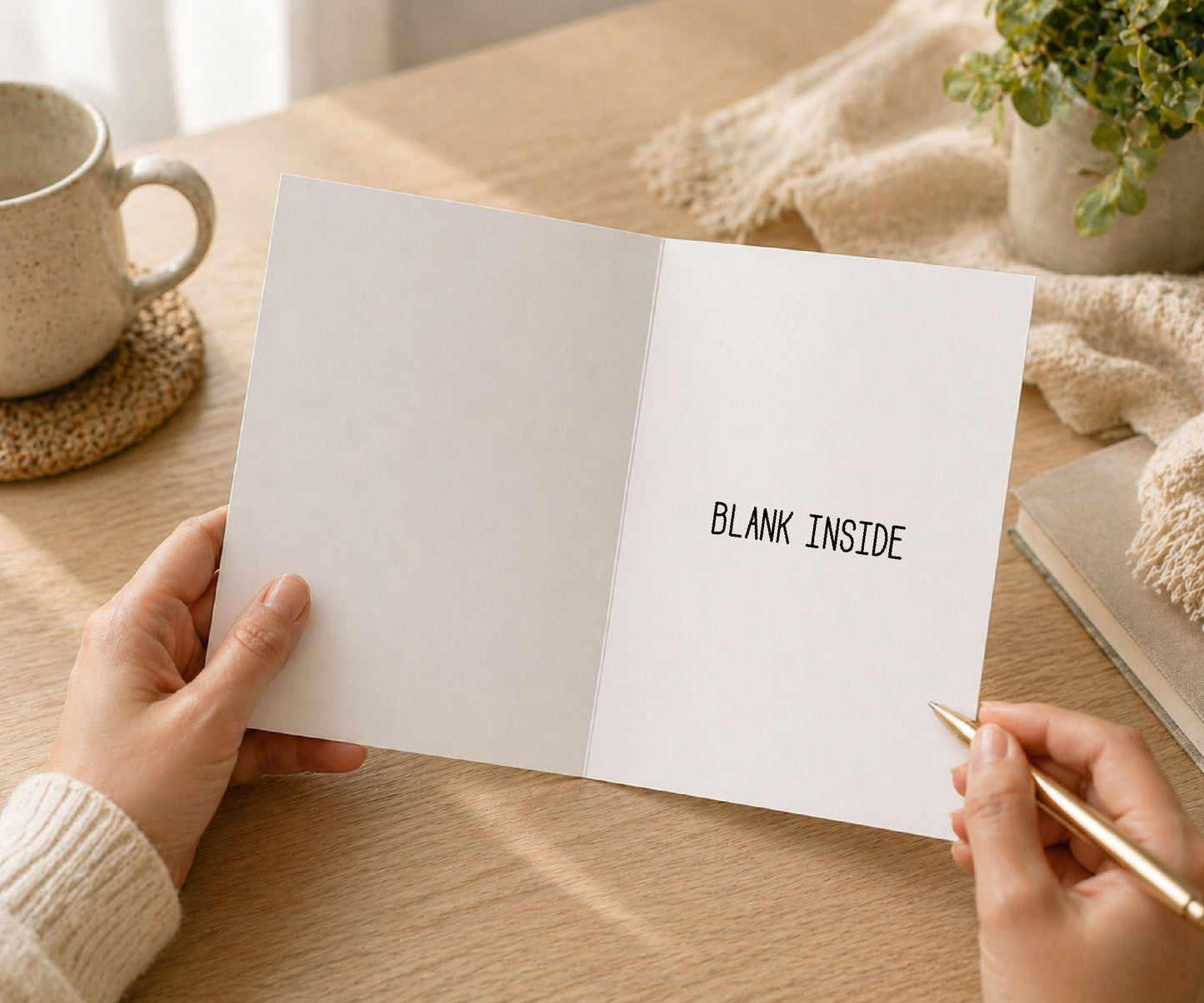 Attitude of Gratitude Just for Today Greeting Card