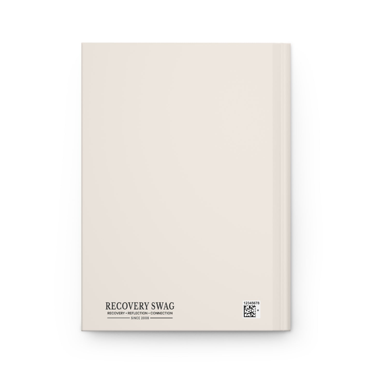 Step One Floral Hardcover Journal — Recovery Step Work Notebook