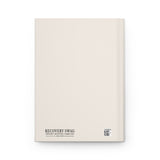 Step One Floral Hardcover Journal — Recovery Step Work Notebook