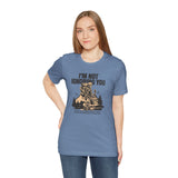 I'm Not Ignoring You unisex recovery T-shirt mockup