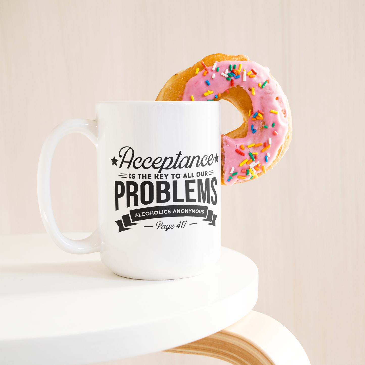 Acceptance_Is_the_Key_Recovery_Coffee_Mu_15ozWhiteMugLifetsyleDonutLH_Mockup.png_15810067