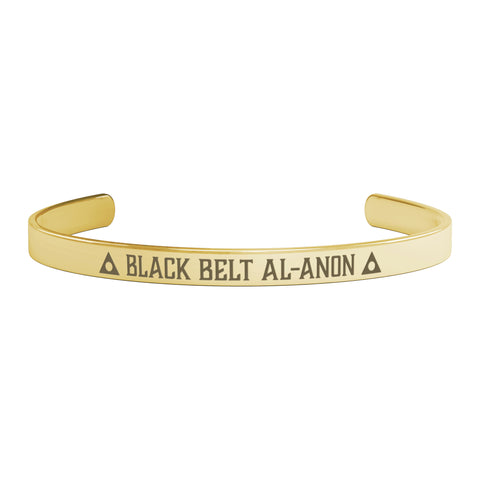 Black Belt Al-Anon Recovery Bracelet