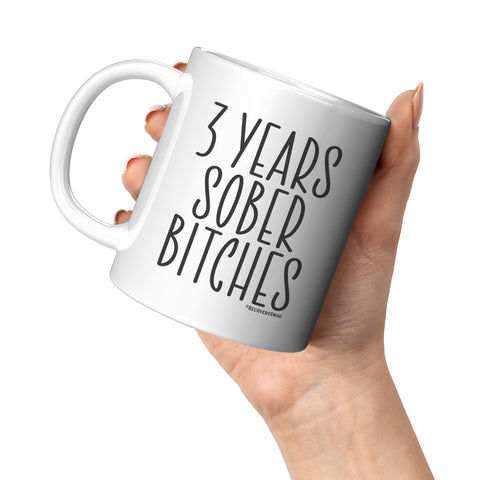 Custom Years Sober Recovery Anniversary Mug