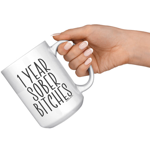 Custom Years Sober Recovery Anniversary Mug