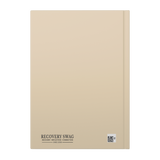 Easy Does It lined hardcover journal back cover mockup