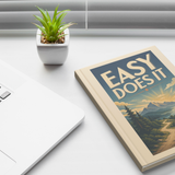 Easy Does It recovery journal lifestyle mockup