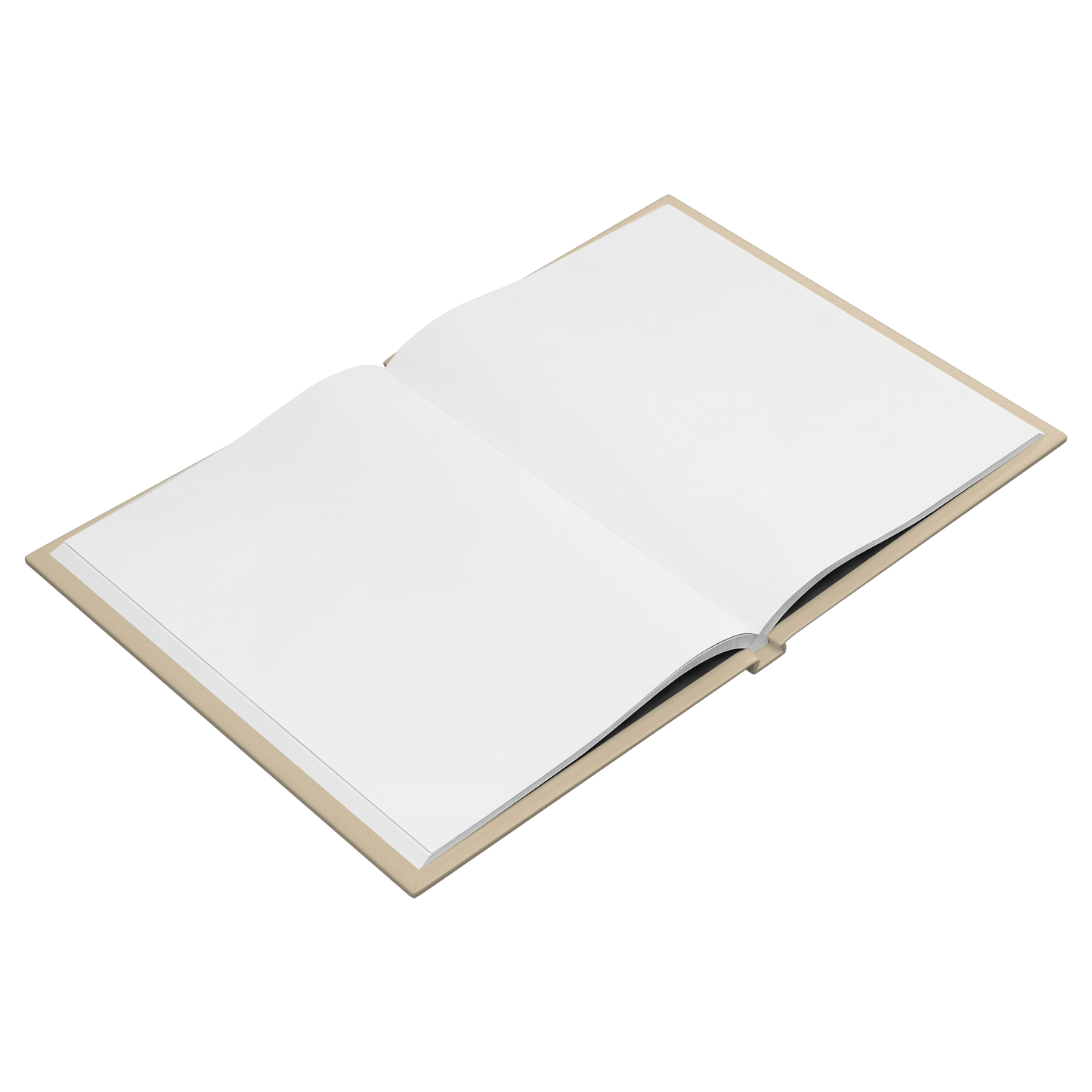 Easy Does It hardcover journal blank pages angled view