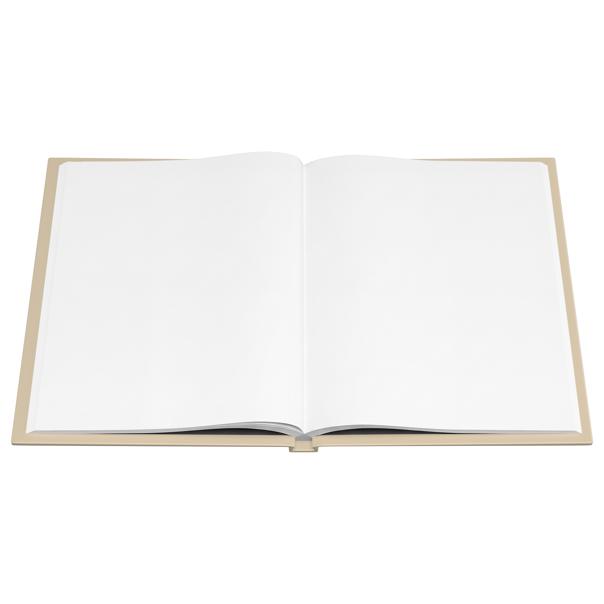 Easy Does It hardcover journal blank pages flat view