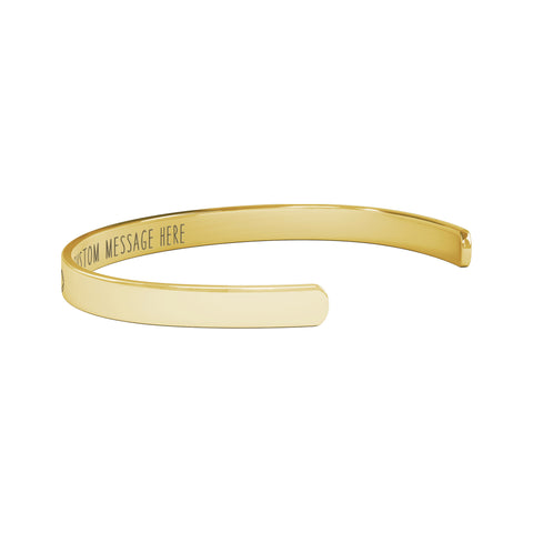 Embrace the Journey - Personalized NA Cuff Bracelet