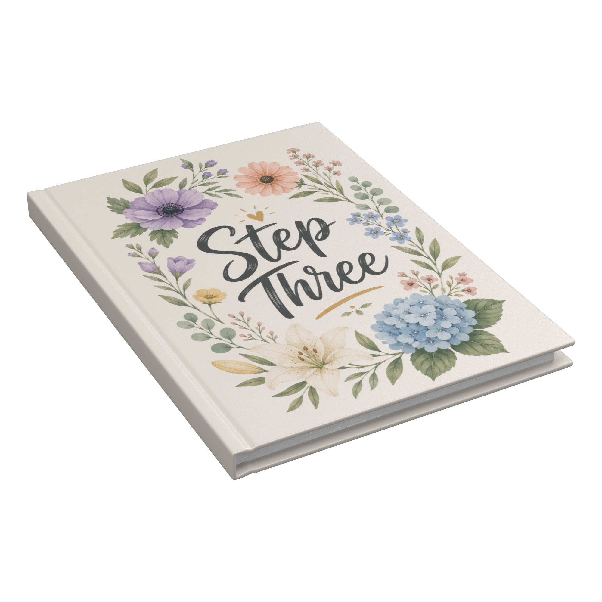 Floral_Step_Three_Hardcover_Journal_-_Re_Closed_Cover_Angle_Mockup.png_15931204