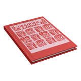 Gratitude hardcover journal closed at an angle