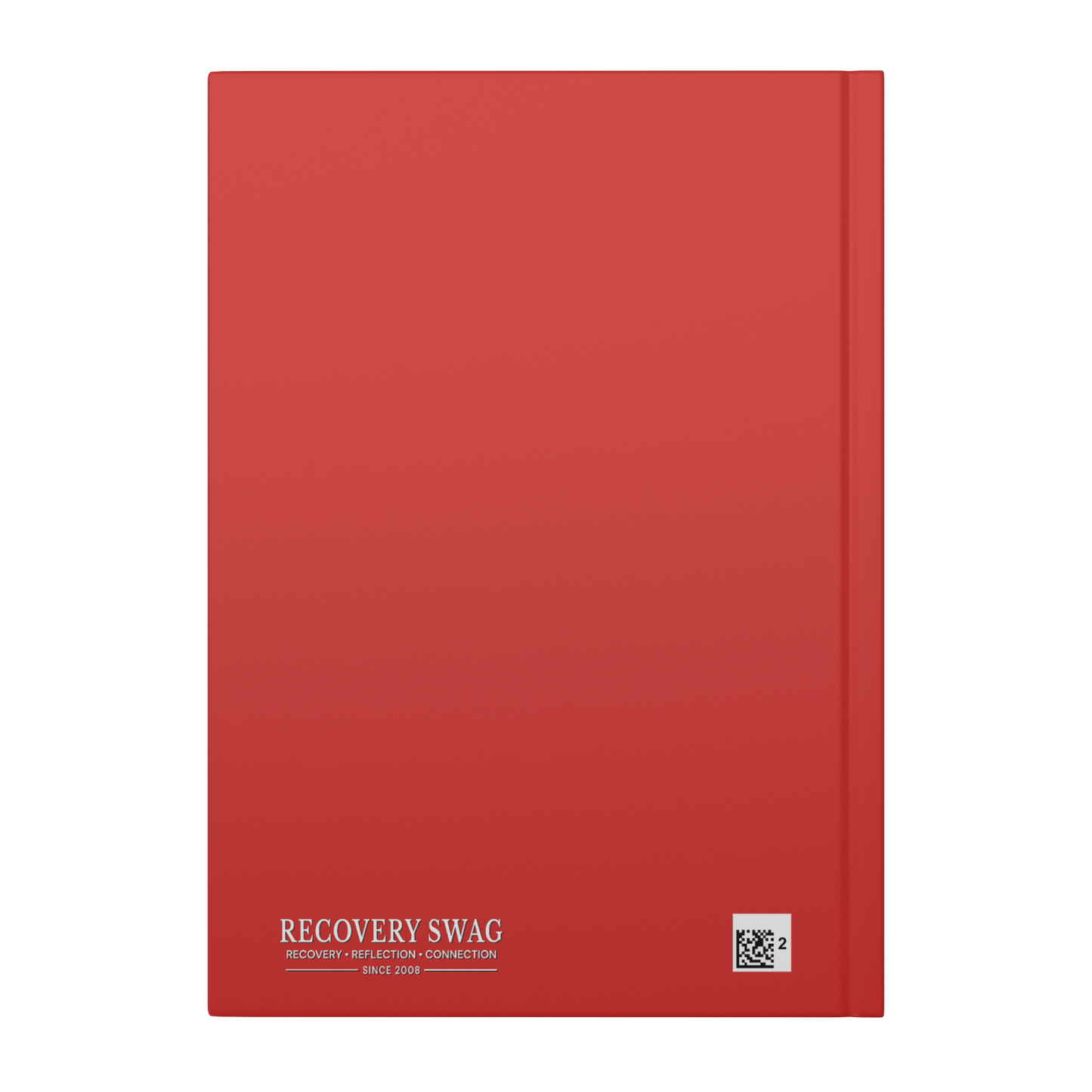 Gratitude hardcover journal back cover mockup
