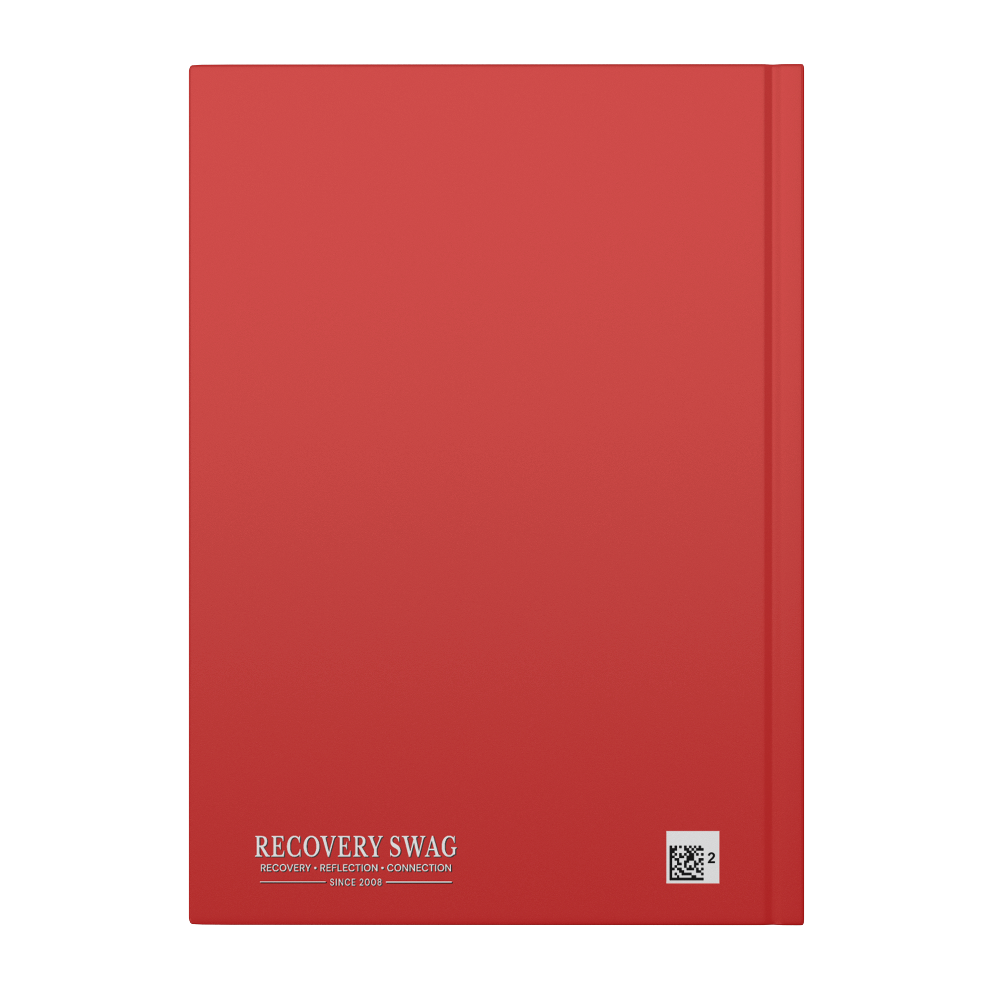 Gratitude lined hardcover journal back cover mockup