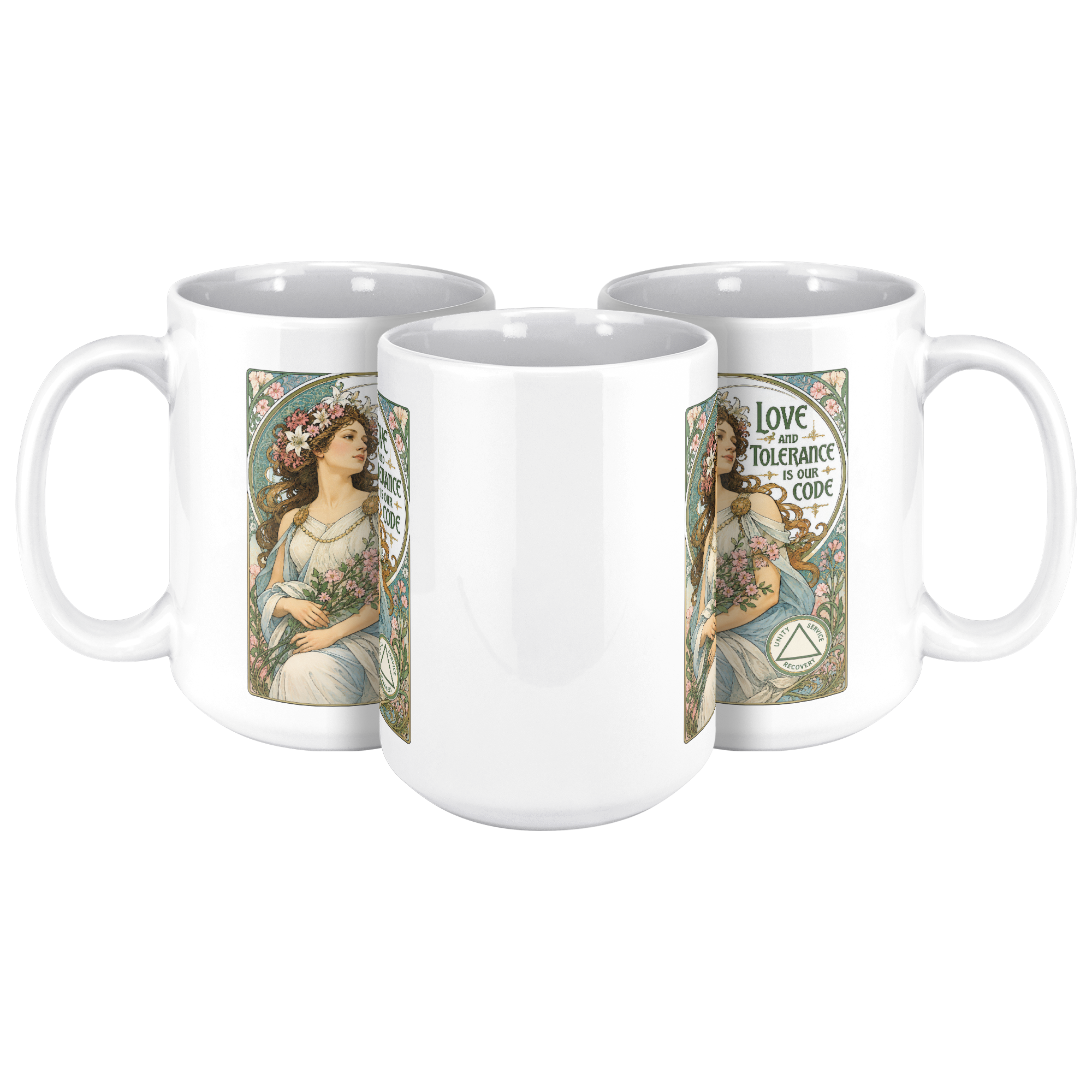 Love_and_Tolerance_Is_Our_Code_Recovery__15ozWhiteMug3pcTriangleView_Mockup.png_15824953