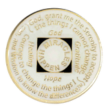 NA Glow Recovery Medallion with Blue Transition Crystals | Years 1–45