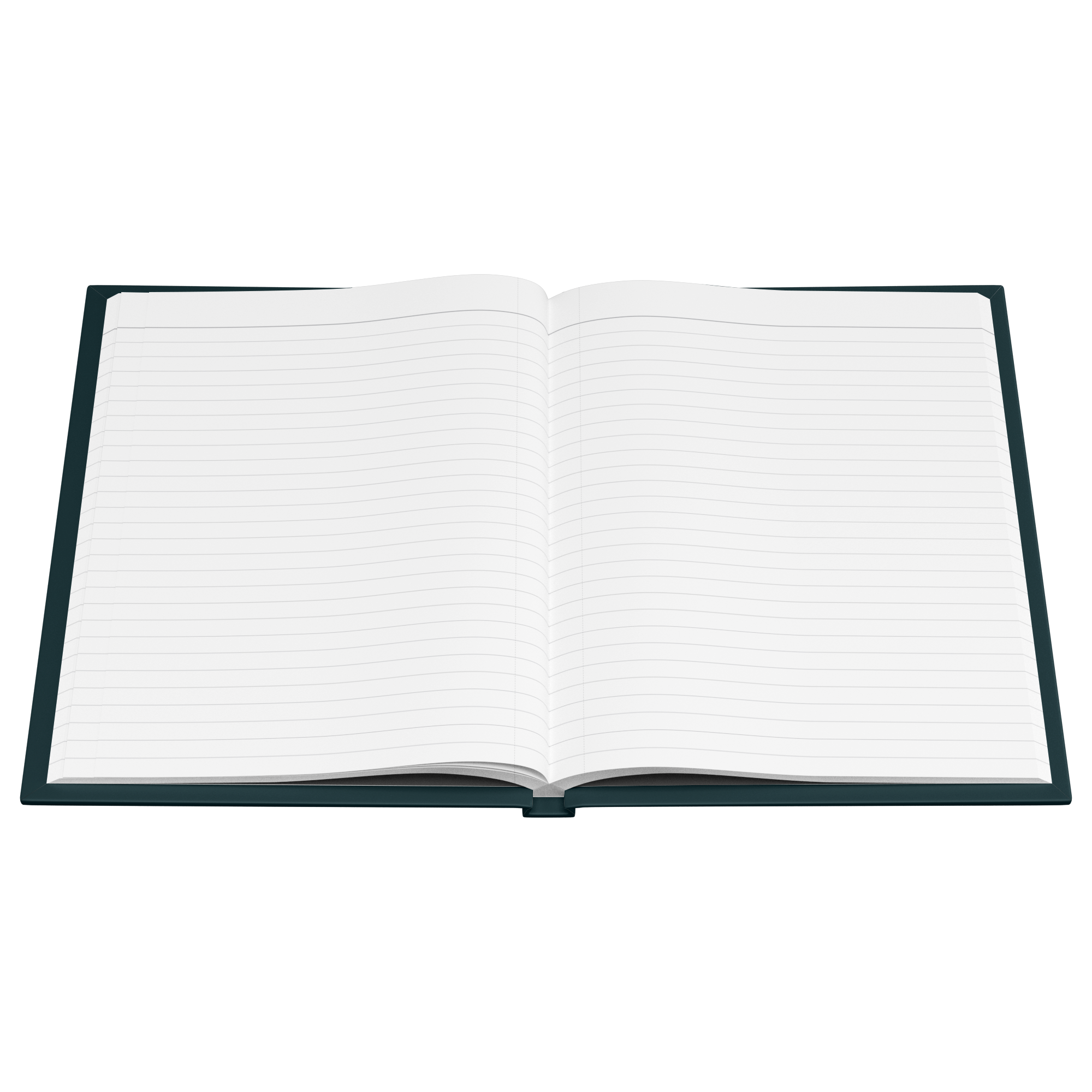 Art Nouveau Serenity Prayer journal lined pages flat view