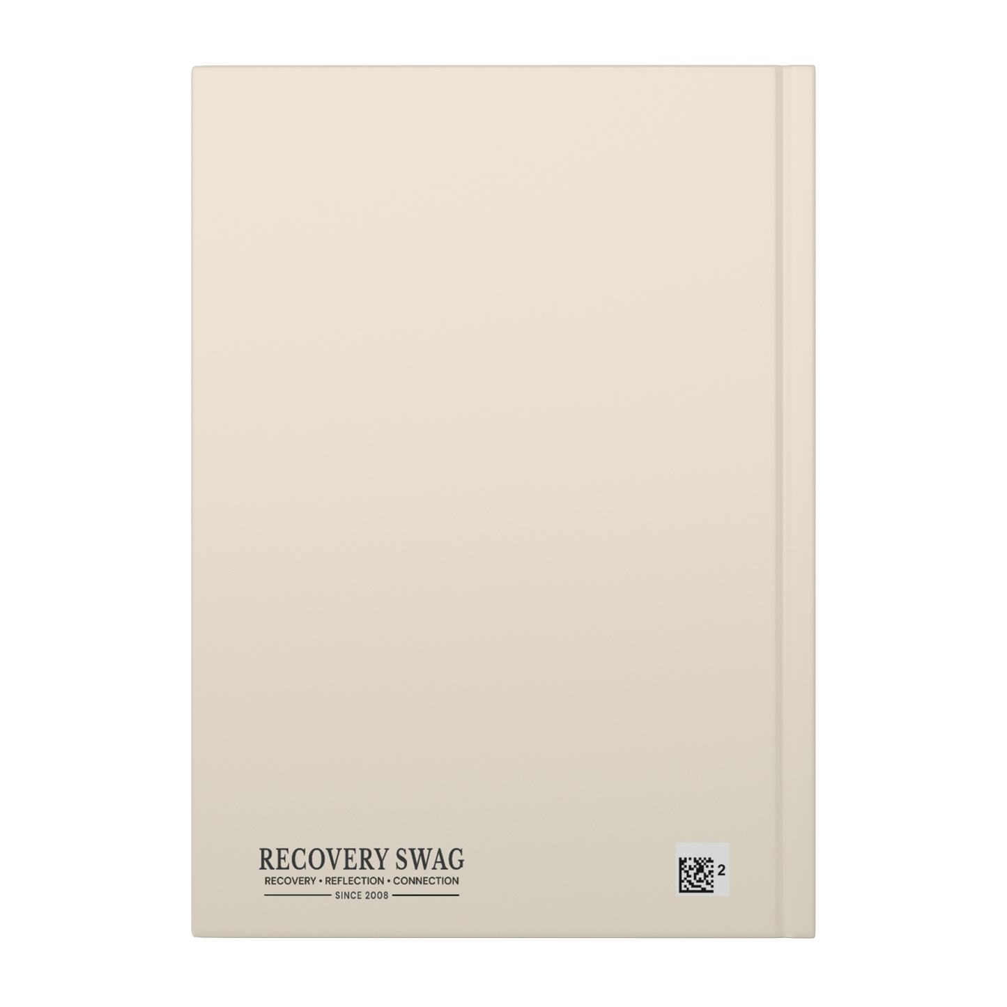 On Awakening hardcover journal back cover mockup