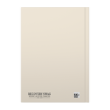 On Awakening hardcover journal back cover mockup