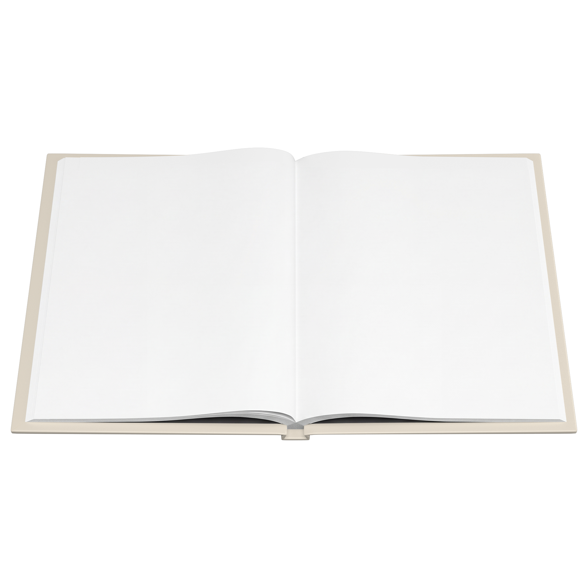 On Awakening hardcover journal blank pages flat view