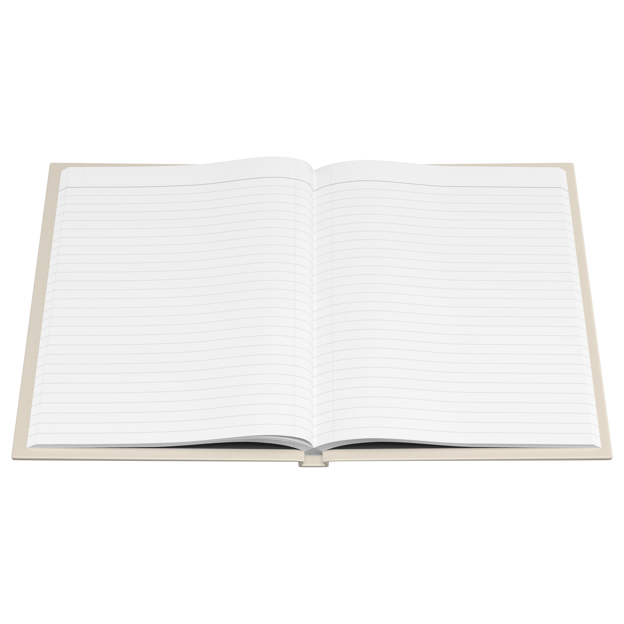 On Awakening hardcover journal lined pages flat view