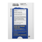 One Day at a Time VHS recovery journal back cover mockup