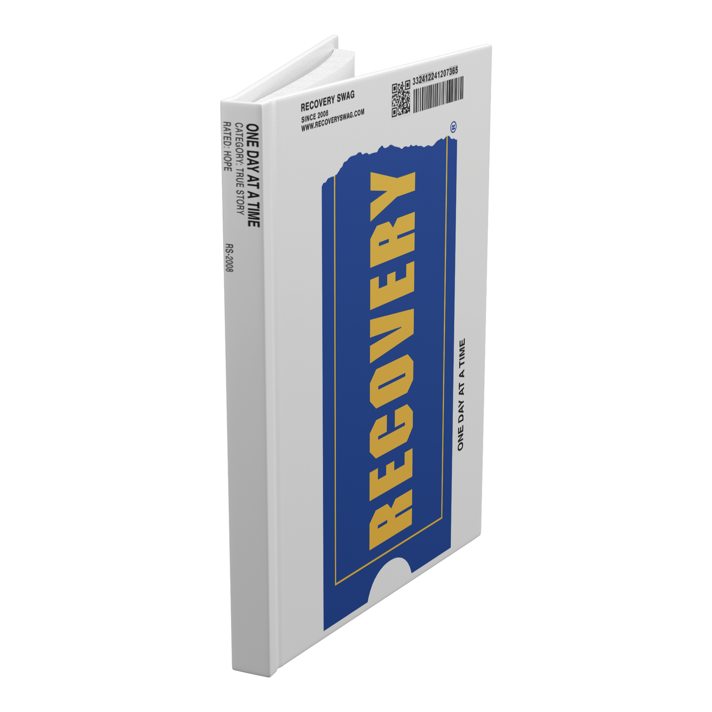 One Day at a Time VHS recovery journal standing angled view