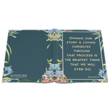 Owning Our Story hardcover journal open cover flat view