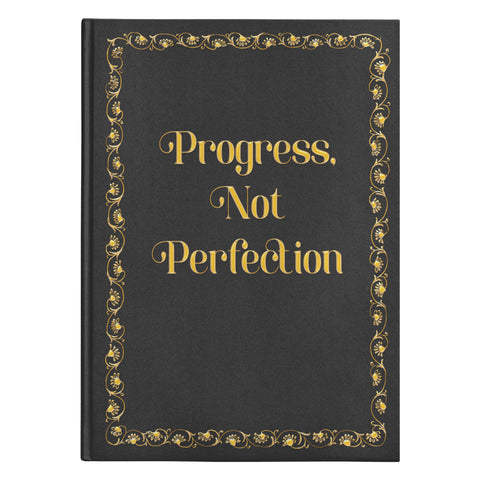 Progress Not Perfection Hardcover Journal