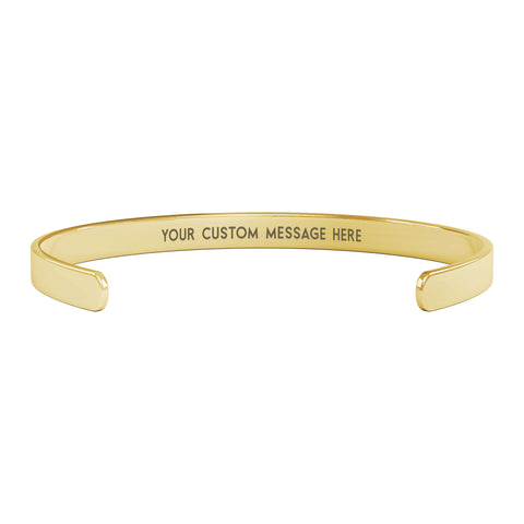 Recovery Warrior - Personalized Recovery Cuff Bracelet