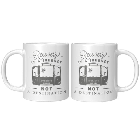 Recovery is a Journey Mug