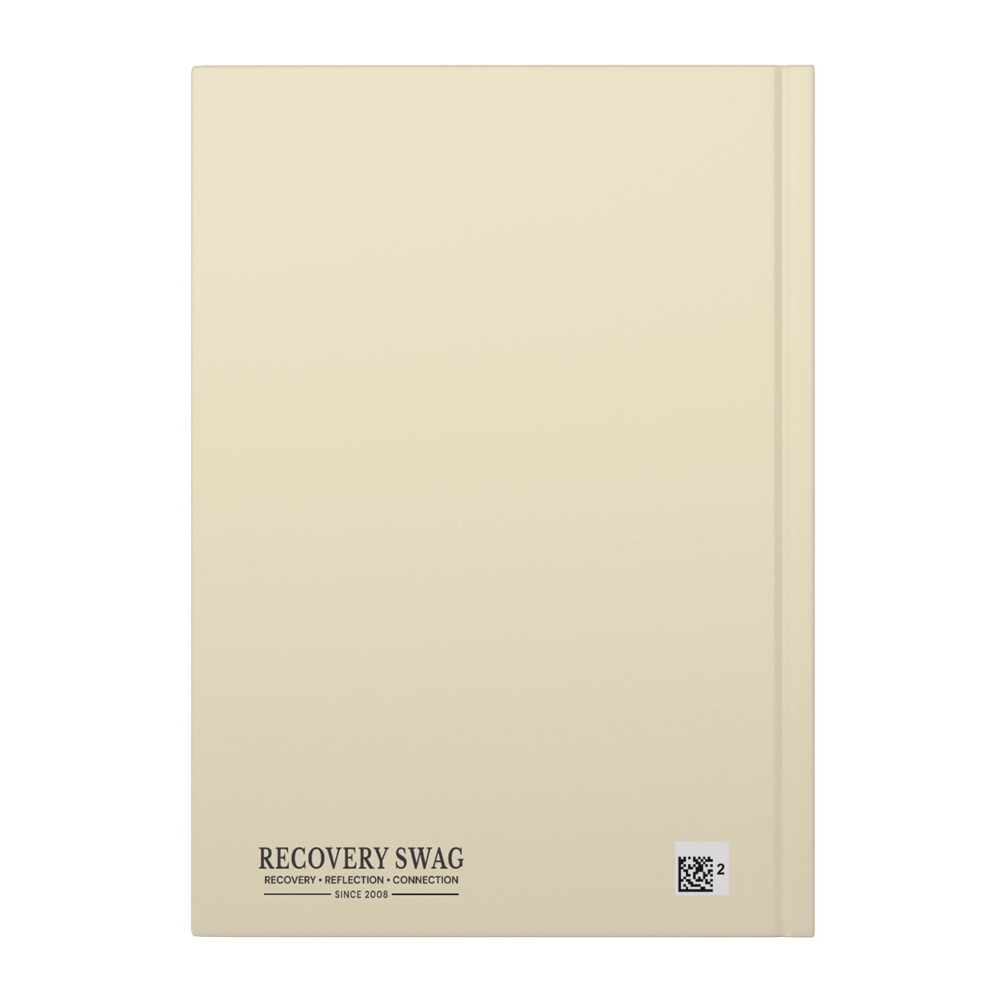 Impressionist Serenity Prayer lined journal back cover mockup