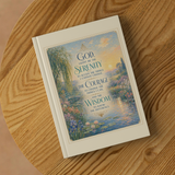 Impressionist Serenity Prayer journal lifestyle setting