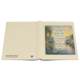 Impressionist Serenity Prayer lined journal open cover view