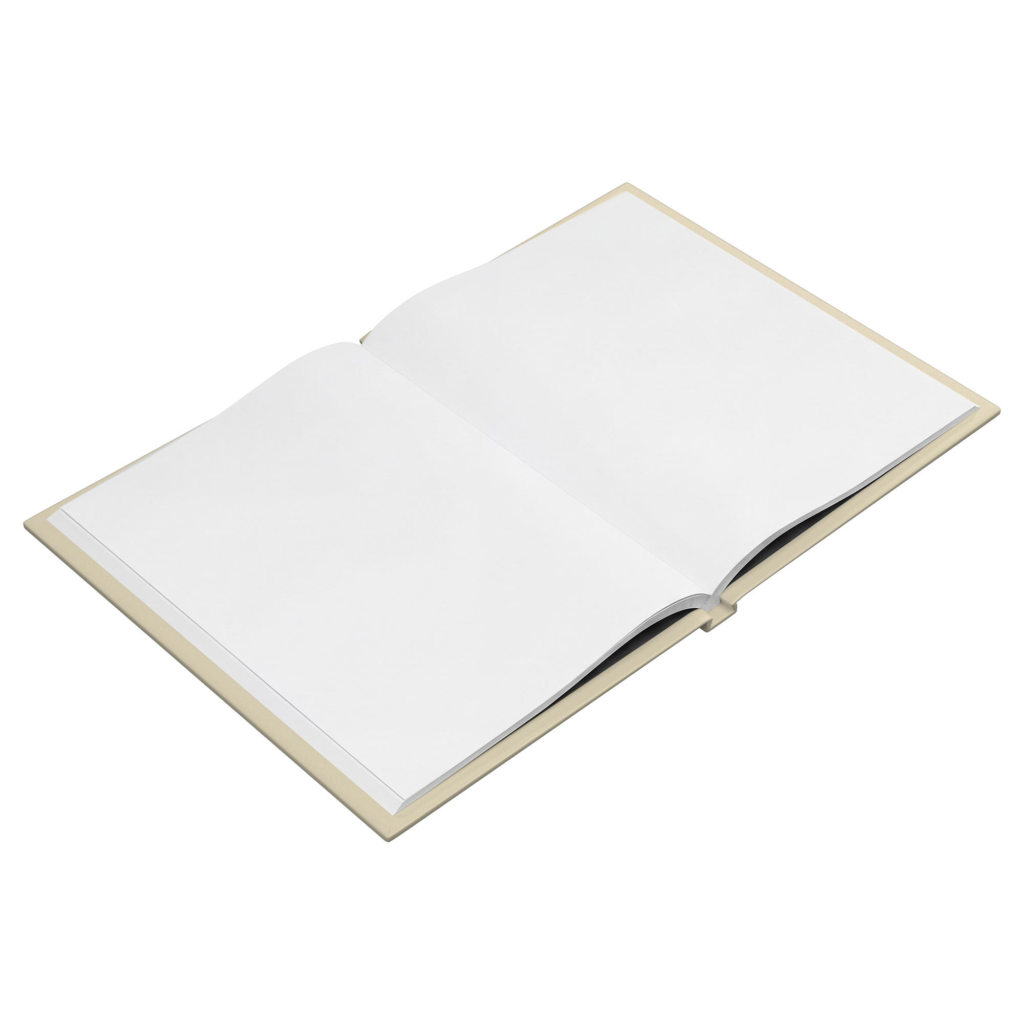 Impressionist Serenity Prayer journal blank pages angled view