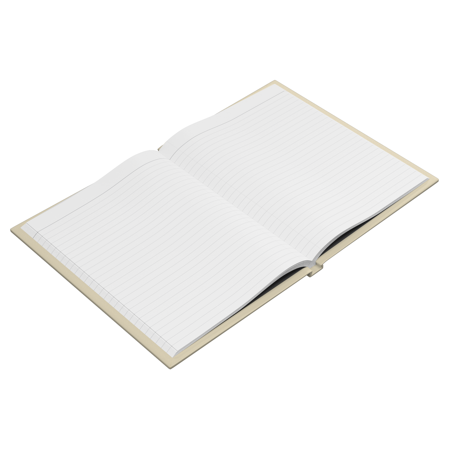 Impressionist Serenity Prayer journal lined pages angled view