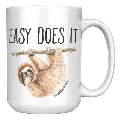 Sloth Easy Does It Mug