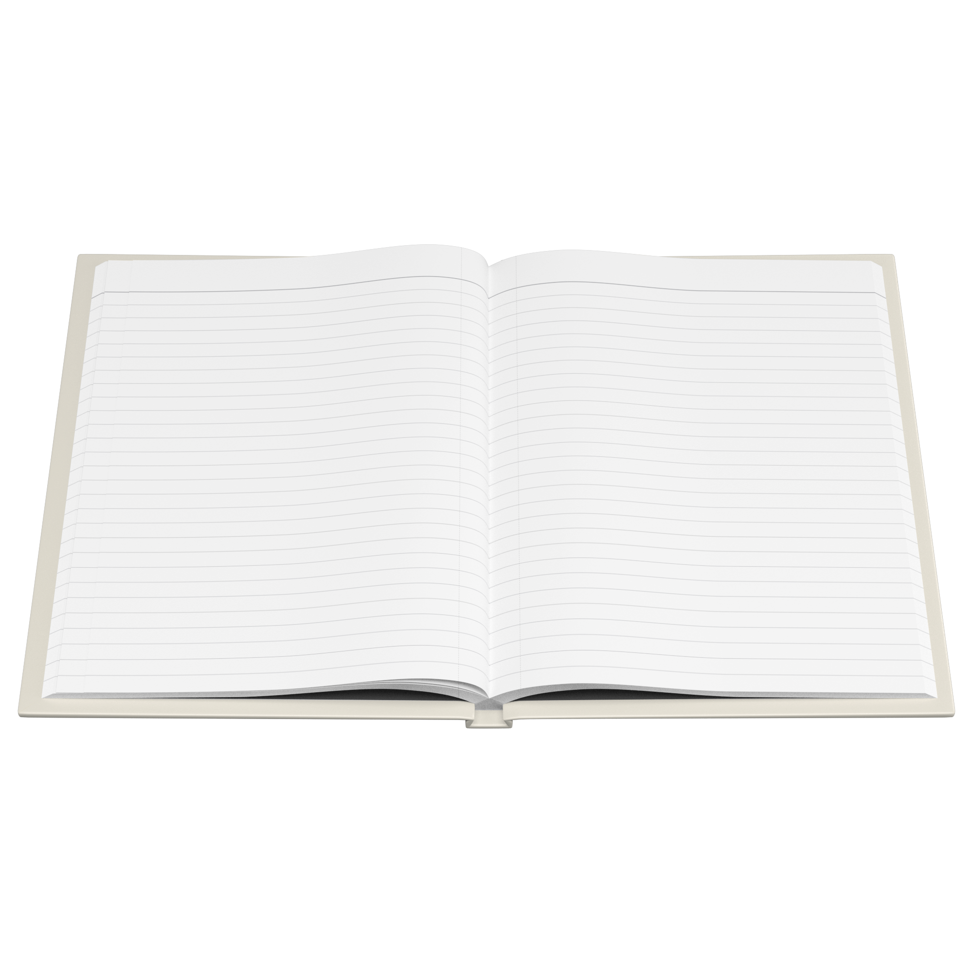 We Do Recover hardcover journal lined pages flat view